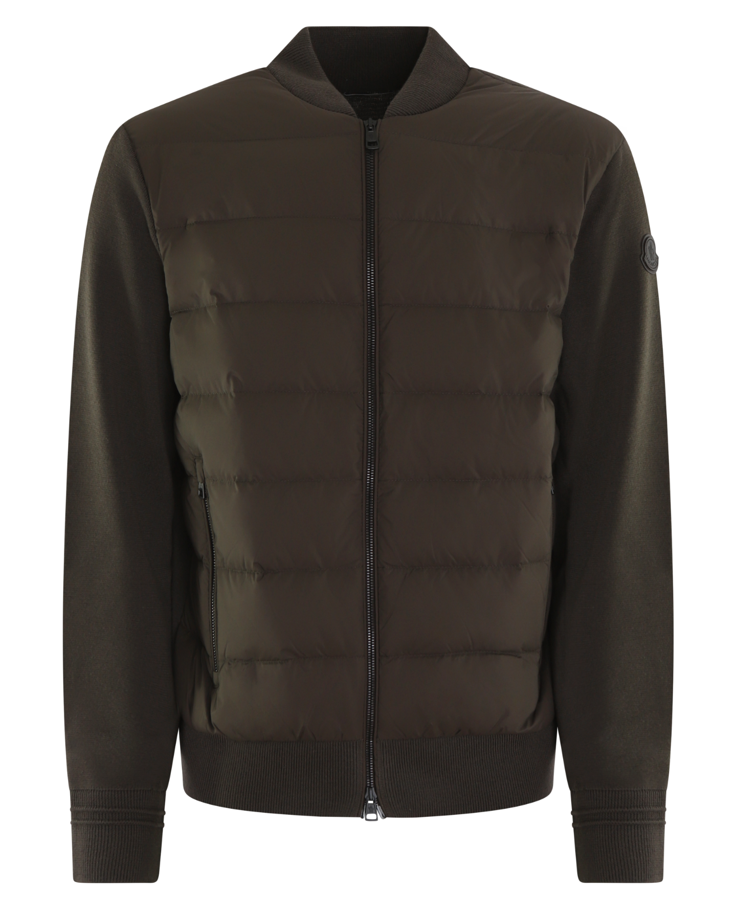 Heren Padde Wool Zip-Up Jacket Grijs