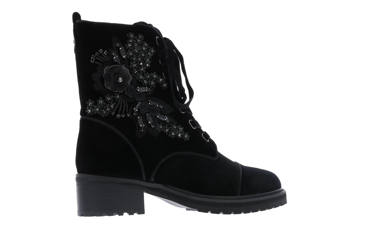 Paris Punk Dames Strass Velvet