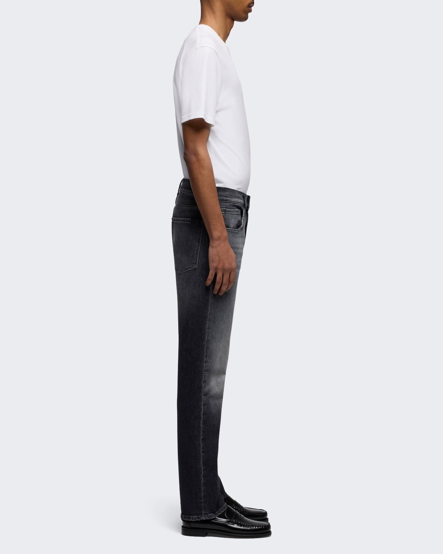 7 For All Mankind Heren The Straight 32" Archive jeans Zwart - Eleganza.nl