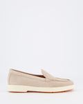 Santoni Women's Yalta Mocasin Beige loafers
