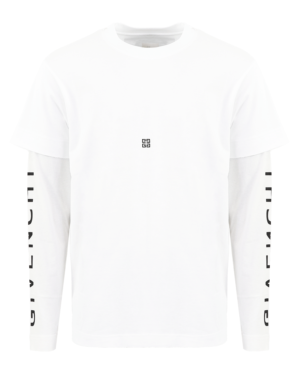 Men Cut & Layer T-shirt White
