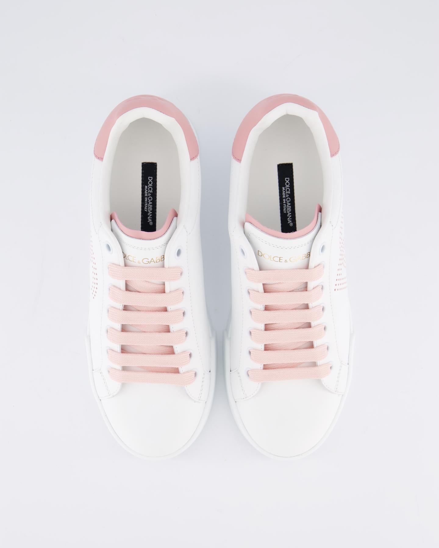 Dames Portofino Sneaker Wit/Roze