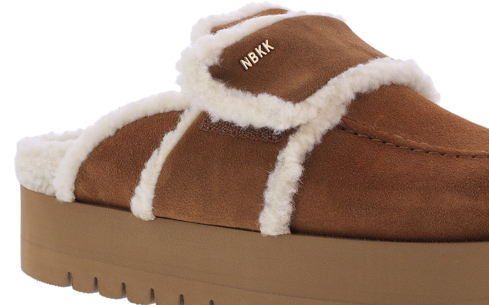Women Teddy Chunky Fur Beige