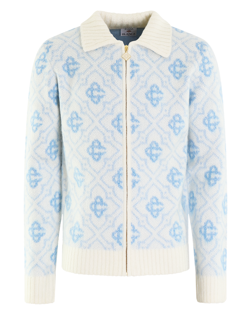 Heren Monogram Zip UP