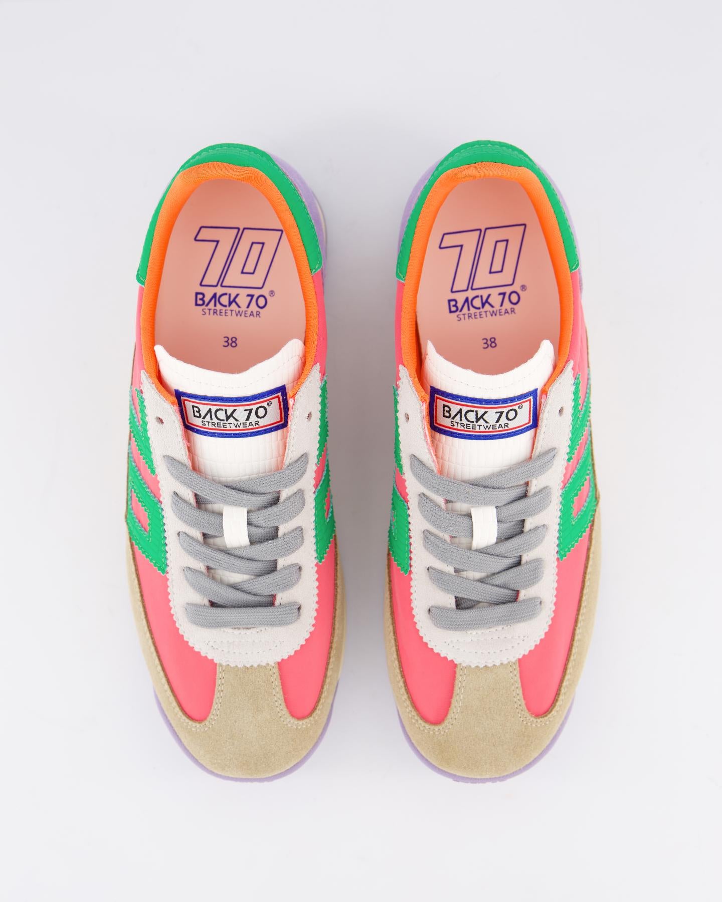 Dames Barkley Jogger 54 Roze/Groen