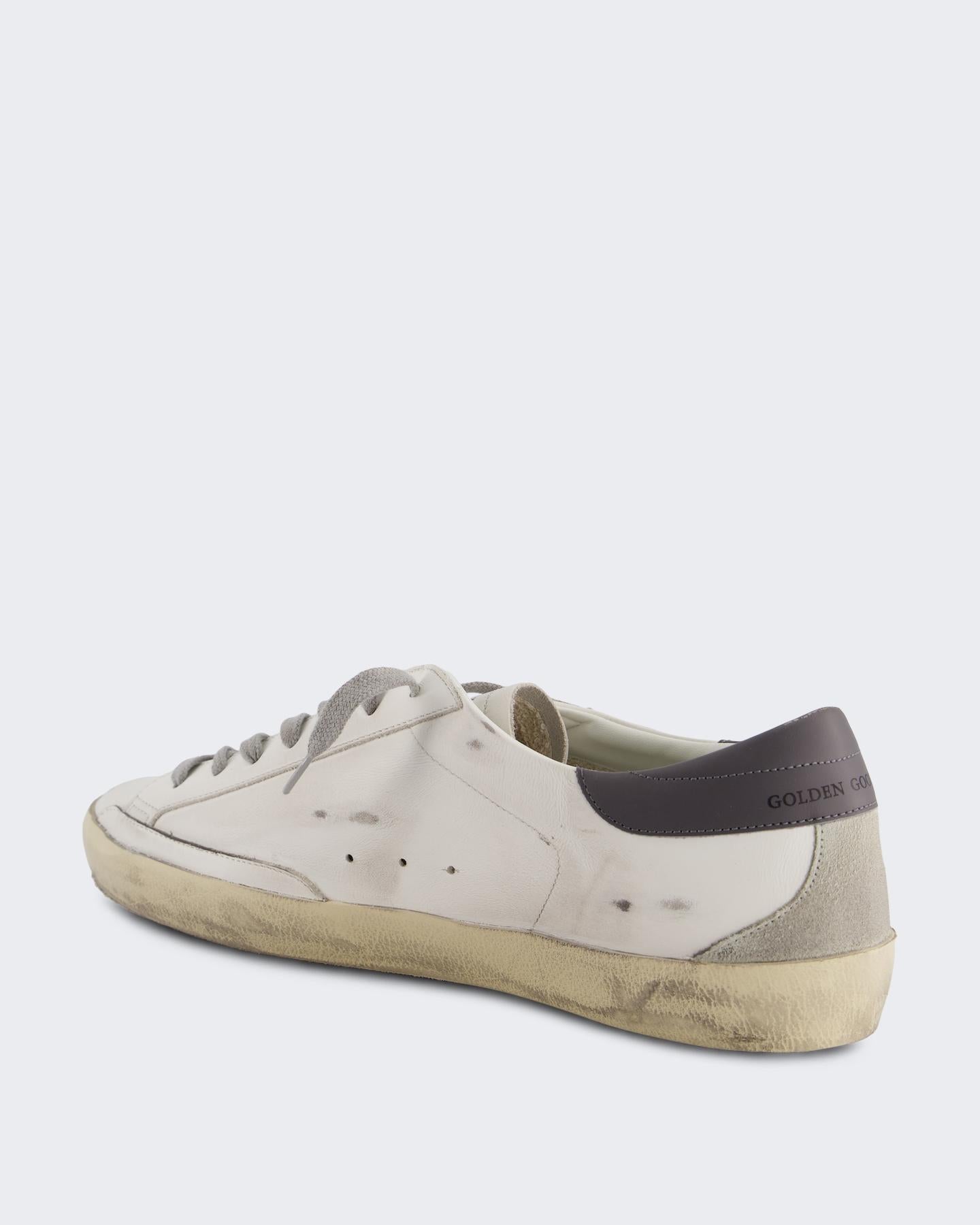 Golden Goose Heren Super Star Sneaker Wit/Grijs