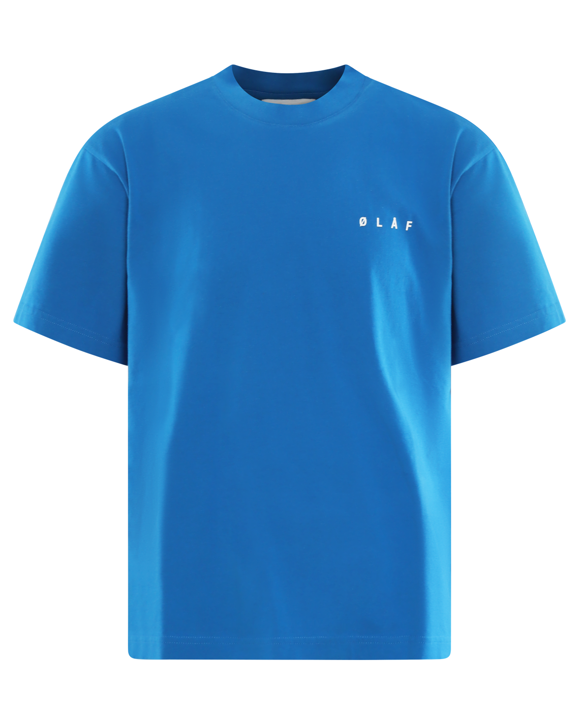 Heren Spiral Face T-Shirt Blauw