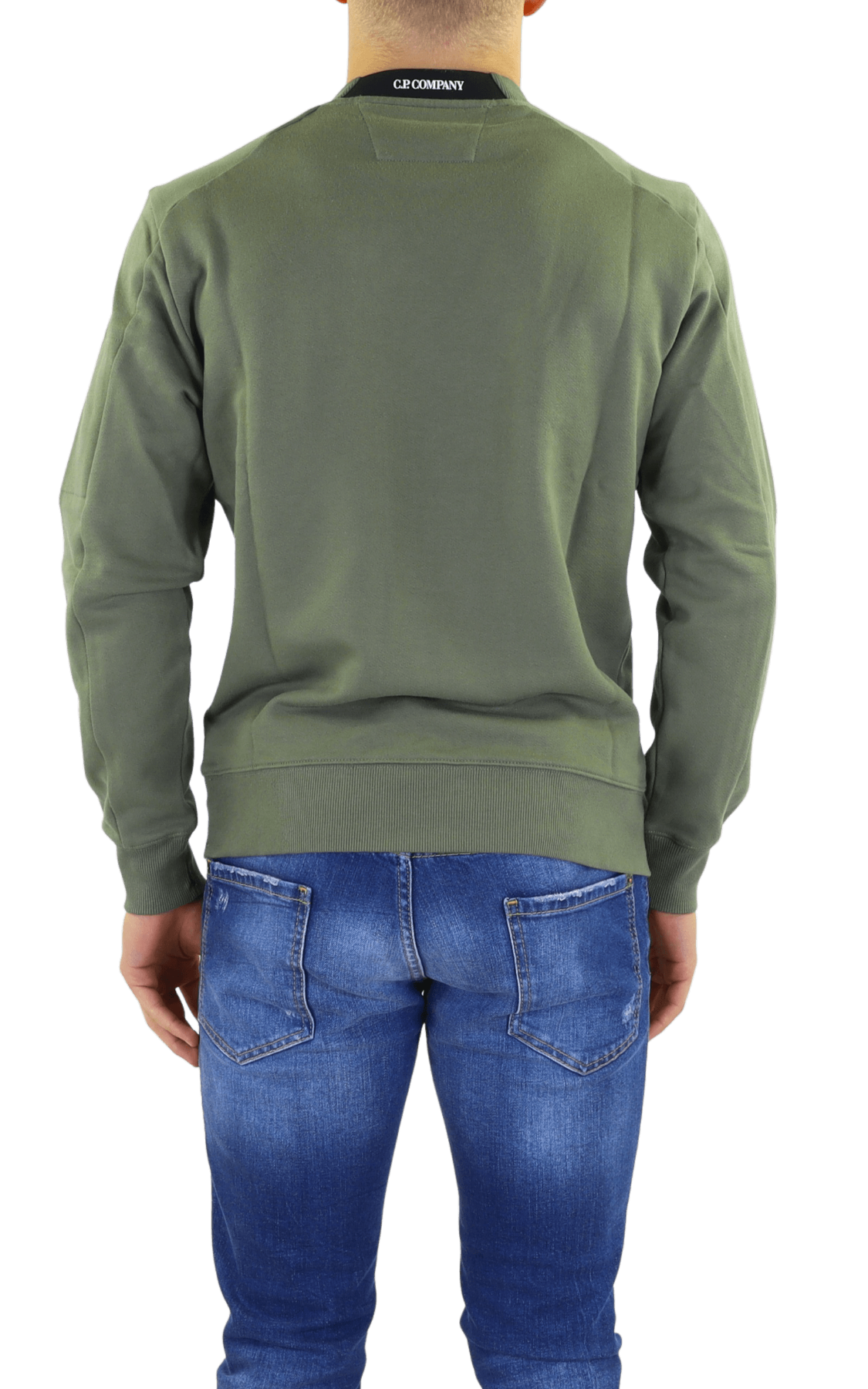 Men Light Fleece Sweatshirt Green