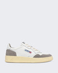 Autry Heren Medalist Low Sneaker Wit/Grijs