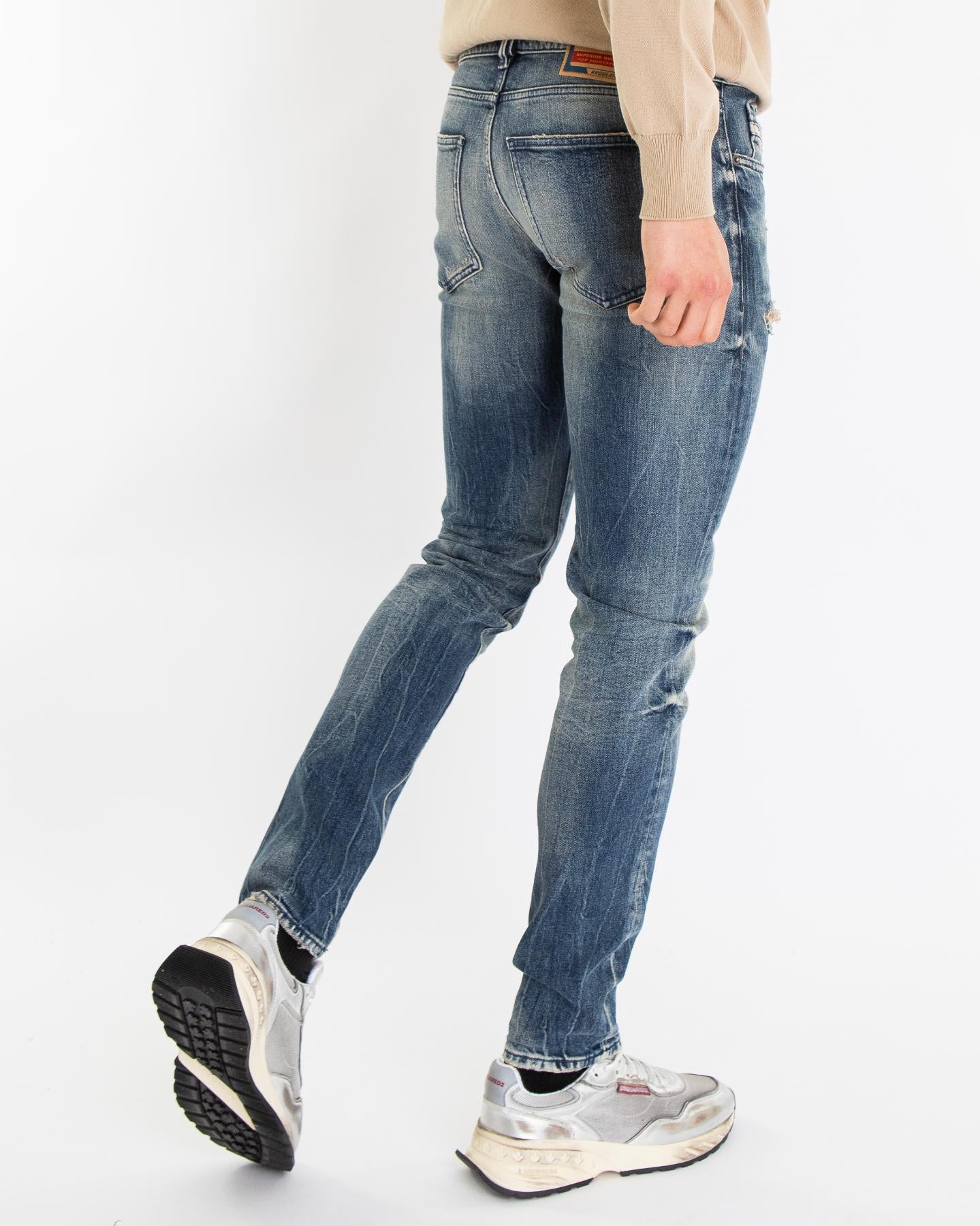 Heren D-Strukt Slim Fit Jeans