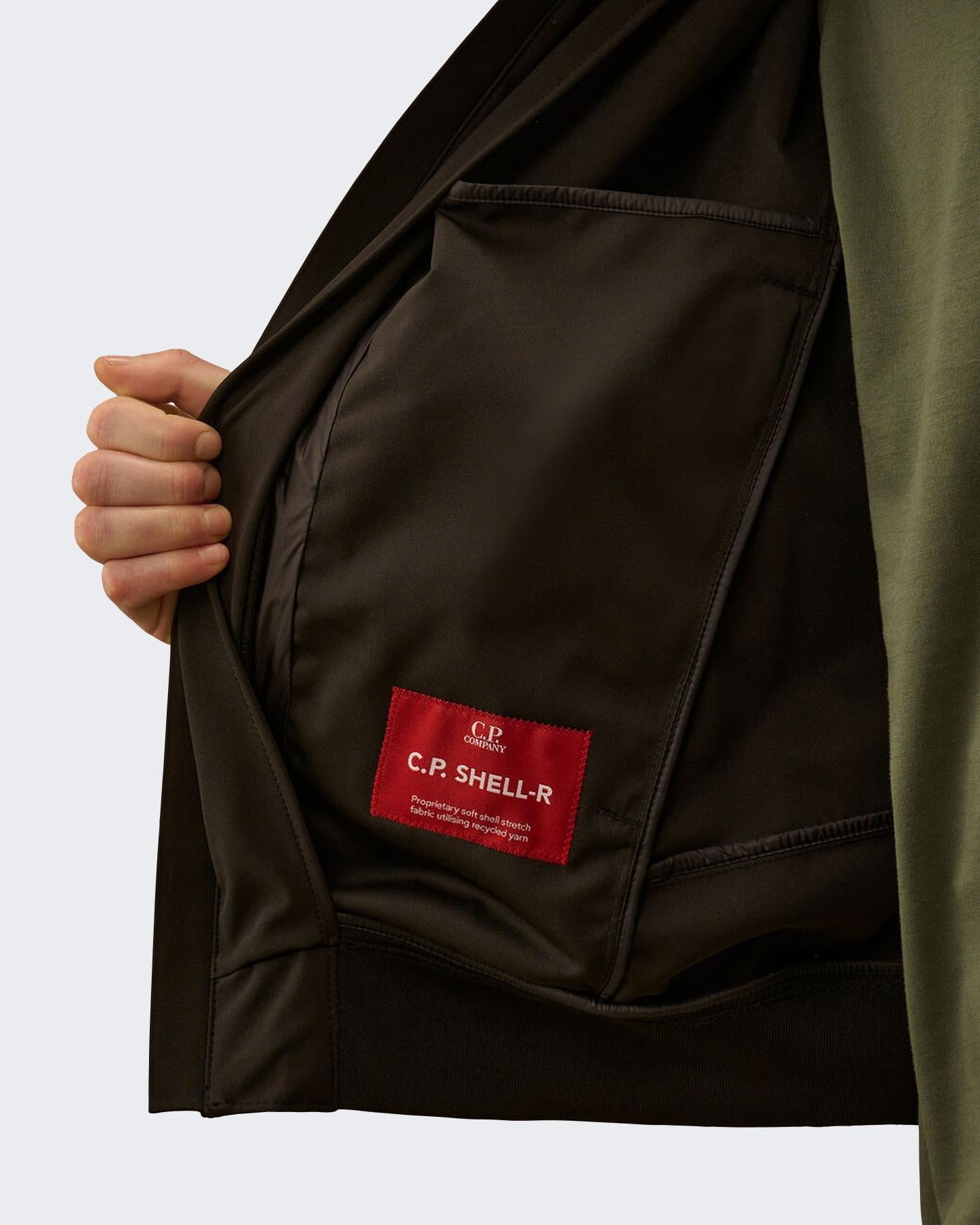 C.P.Company Heren Shell_R Hooded Jacket Zwart