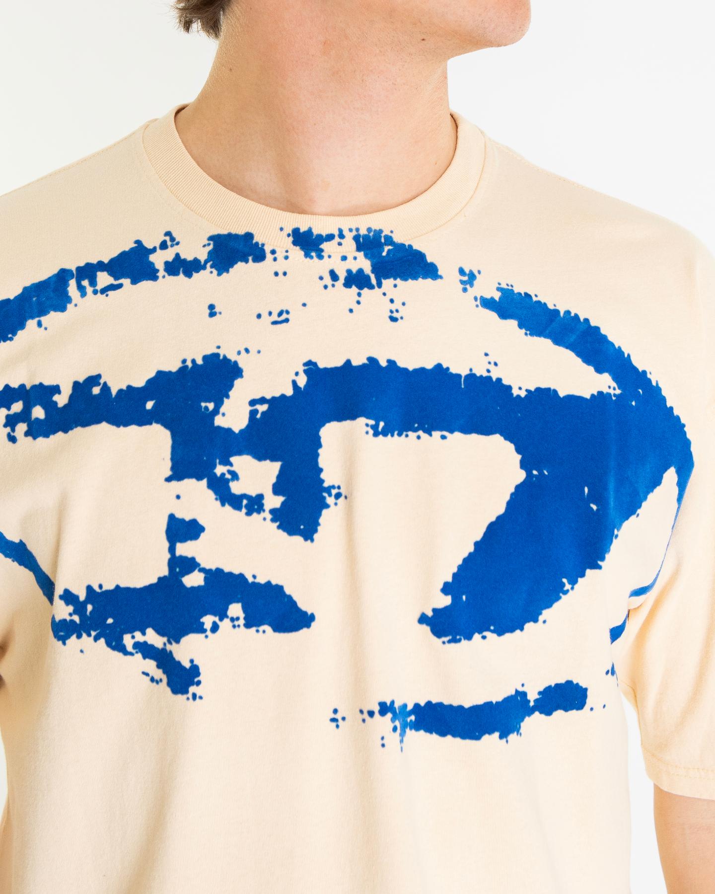 Heren T-Boxt-N14 T-Shirt Beige