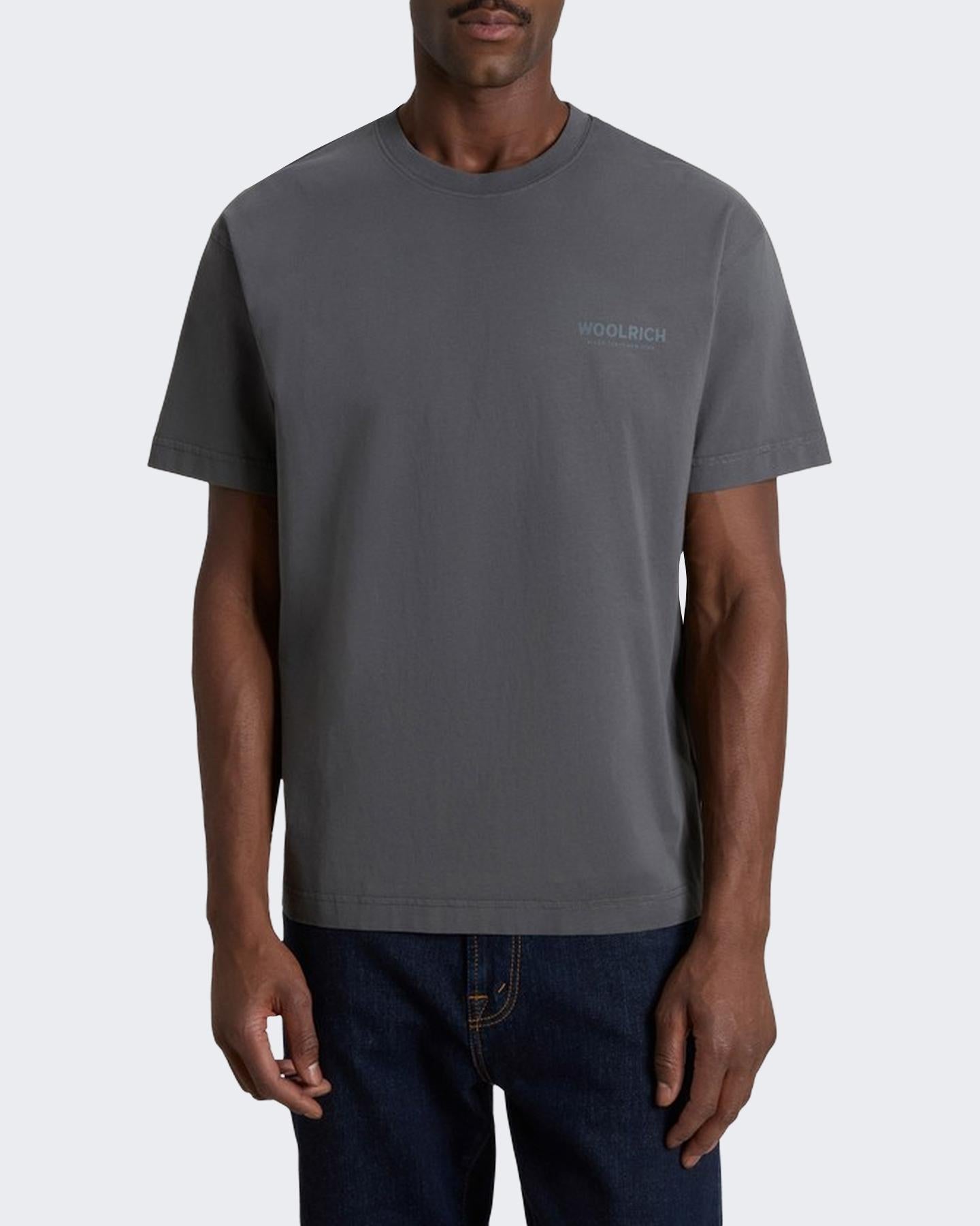 Woolrich Heren Cotton Graphic T-Shirt
