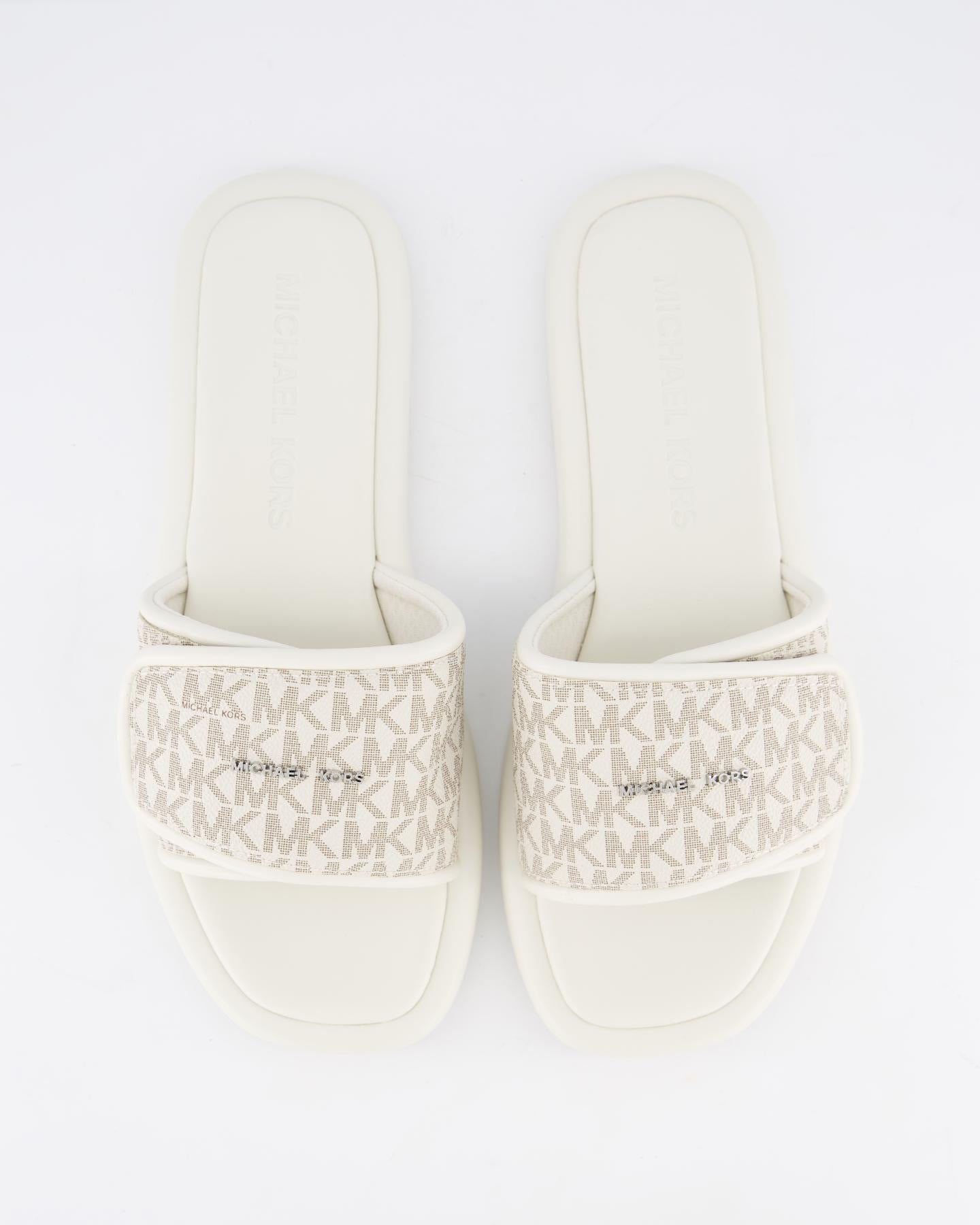 Dames Suki Flat Slipper Wit/Vanillia