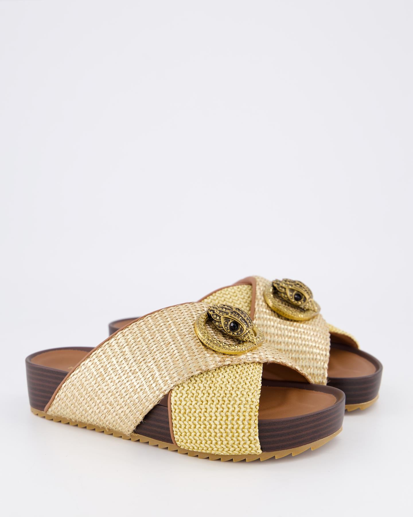 Dames Chelsea Cross Slipper Metallic