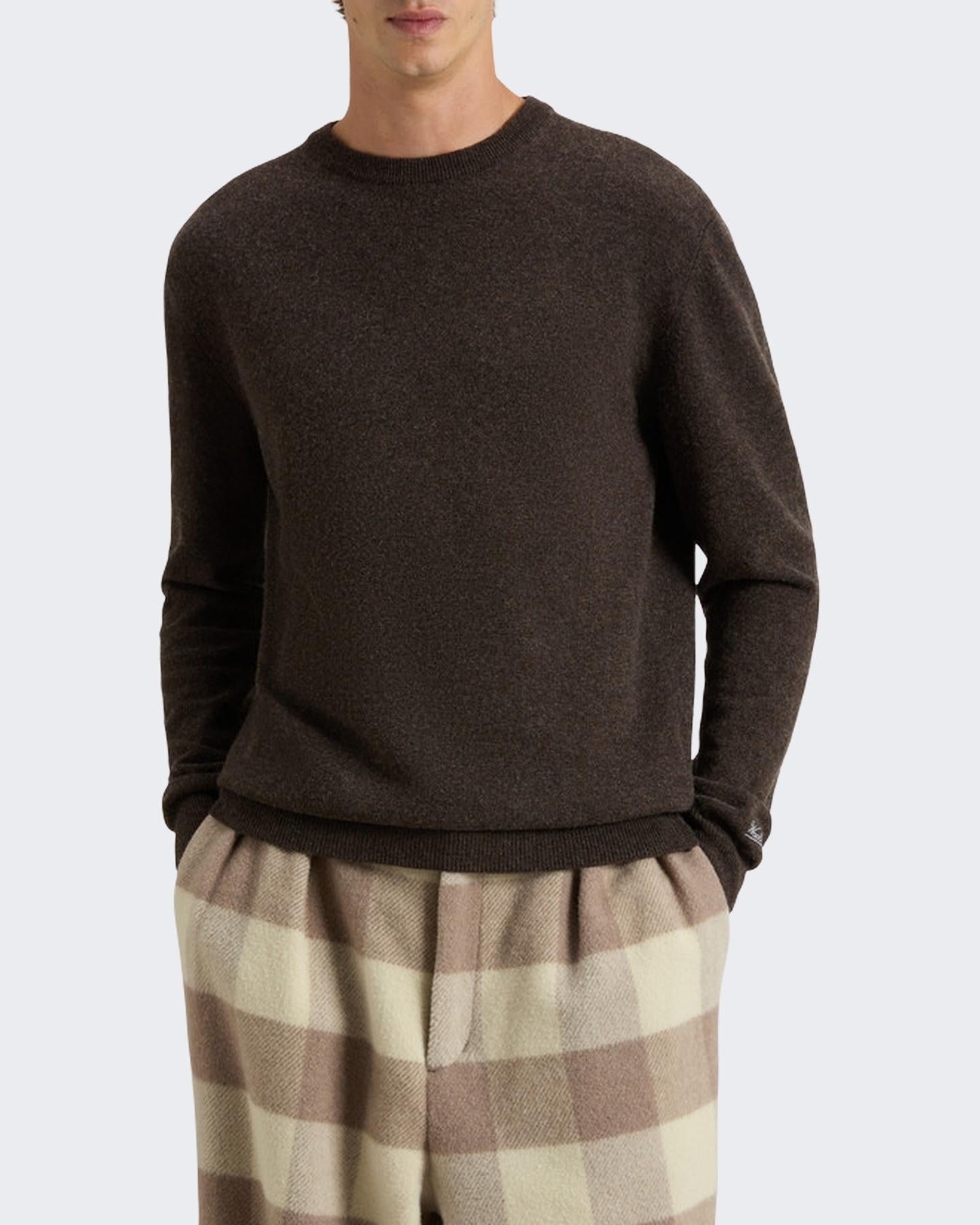 Heren Lambswool Crewneck