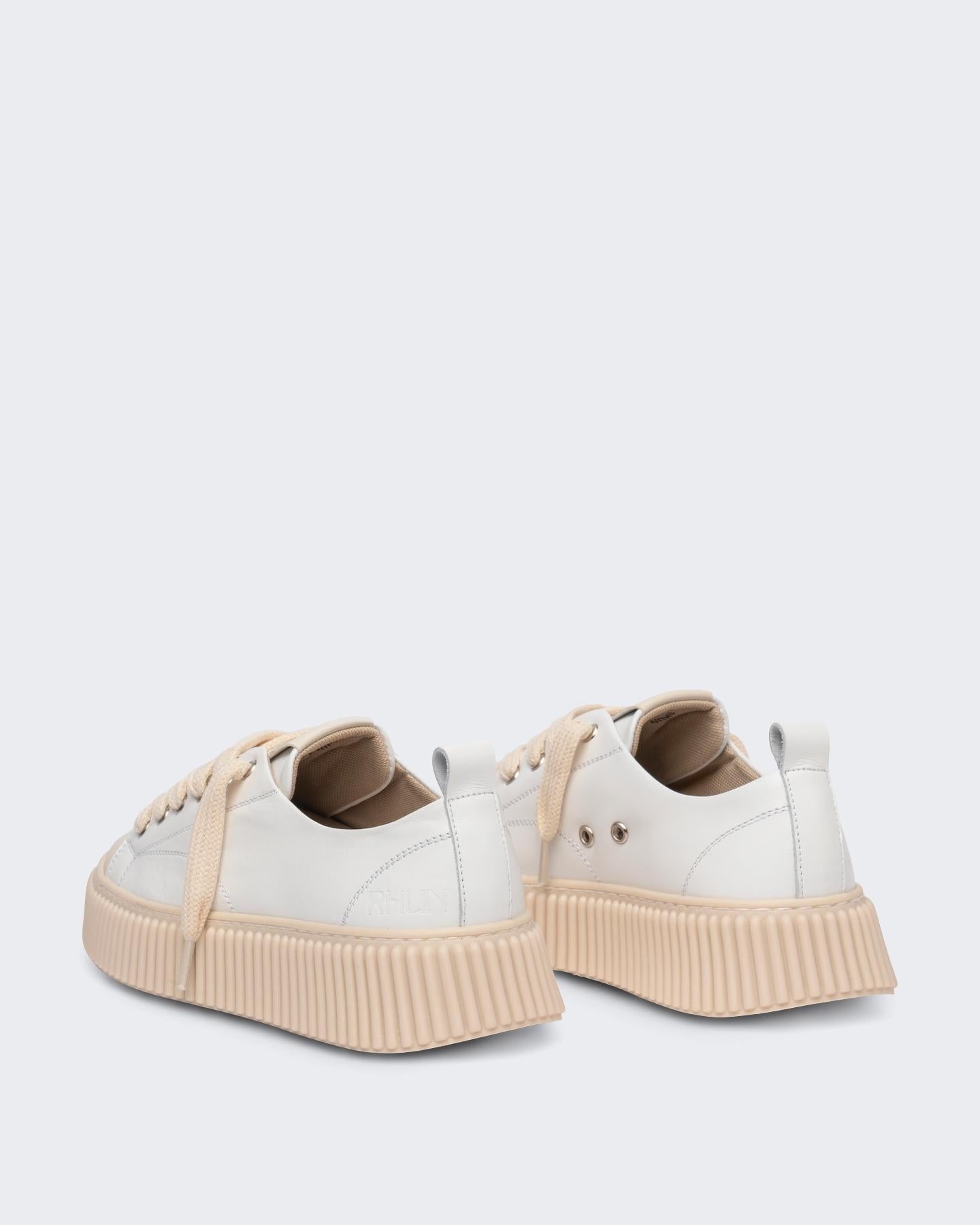 RHUN Dames Treble 2020 Leather White