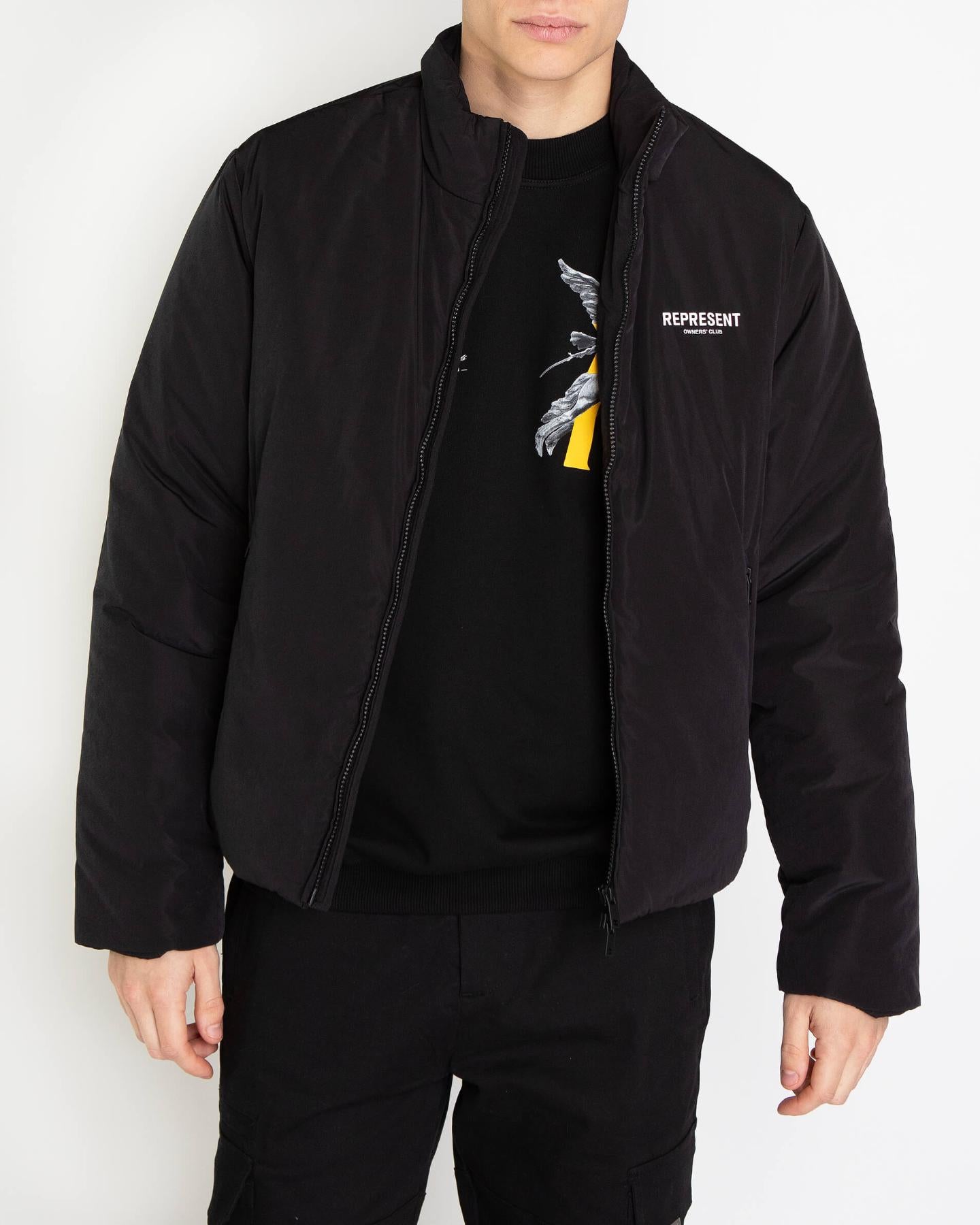 Represent Heren Owners Club Wadded Jacket Zwar – foto 4