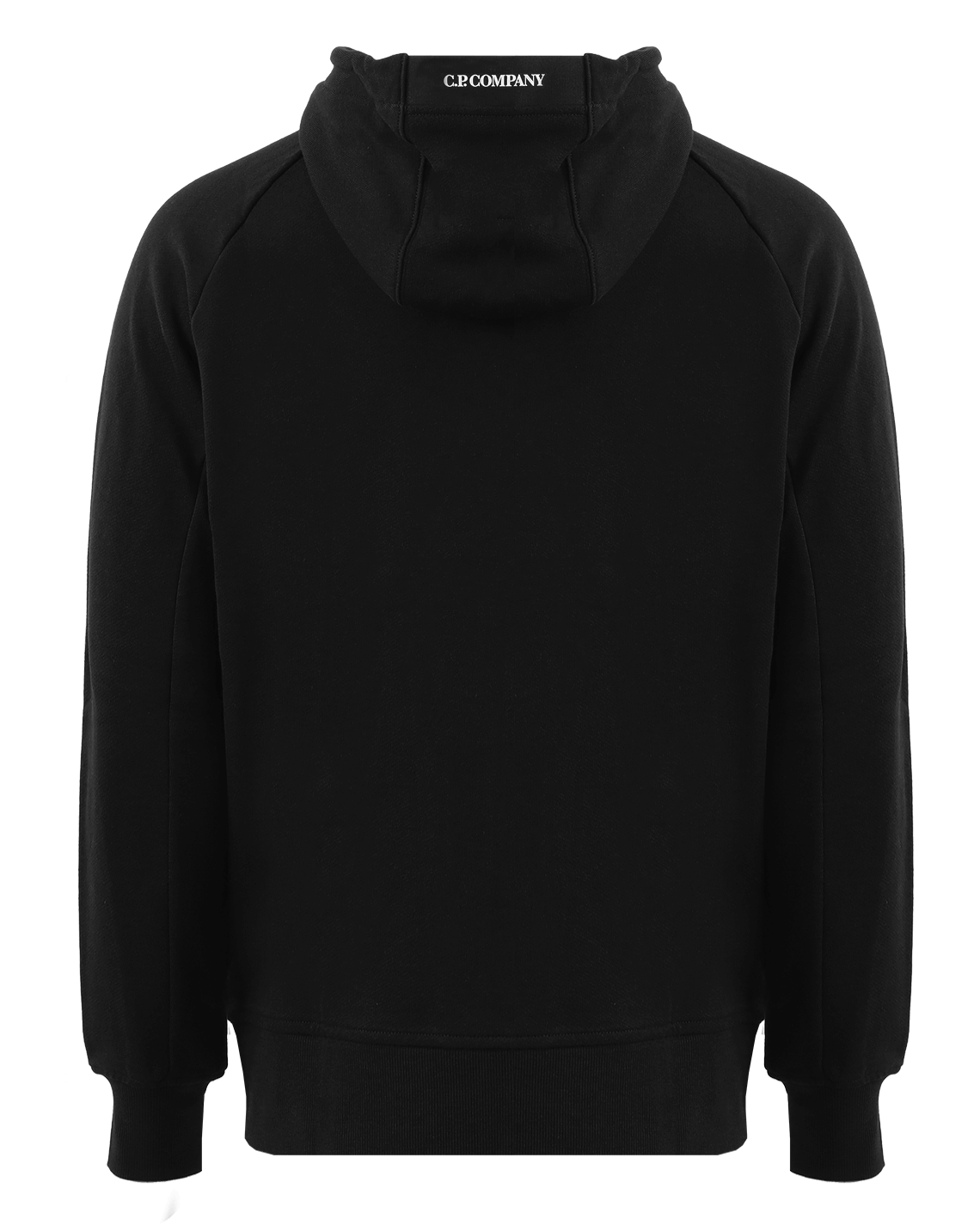 Men Diagonal raised zipped black