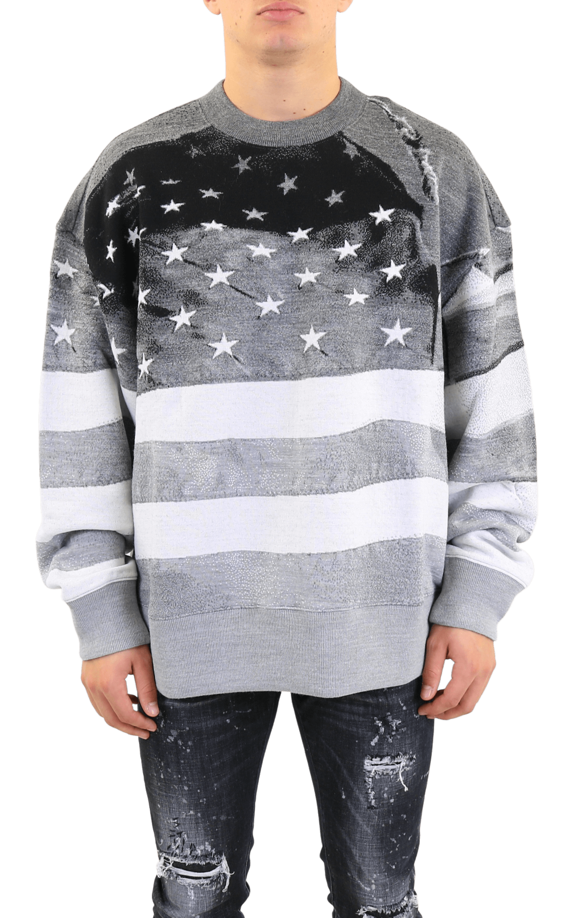 Men JQRD Flag Sweater