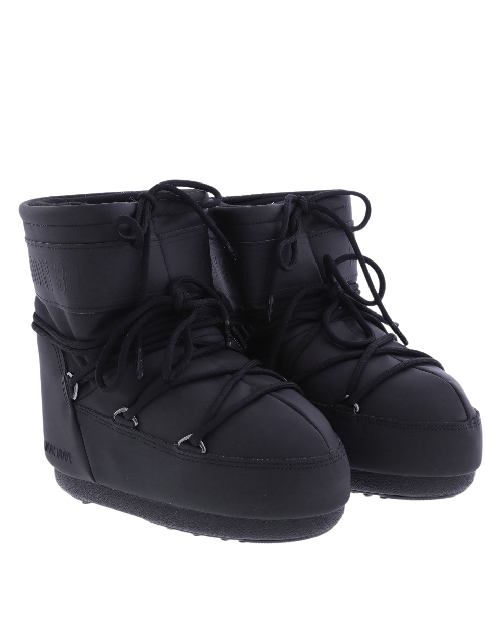 Women Moon Boot Icon Black