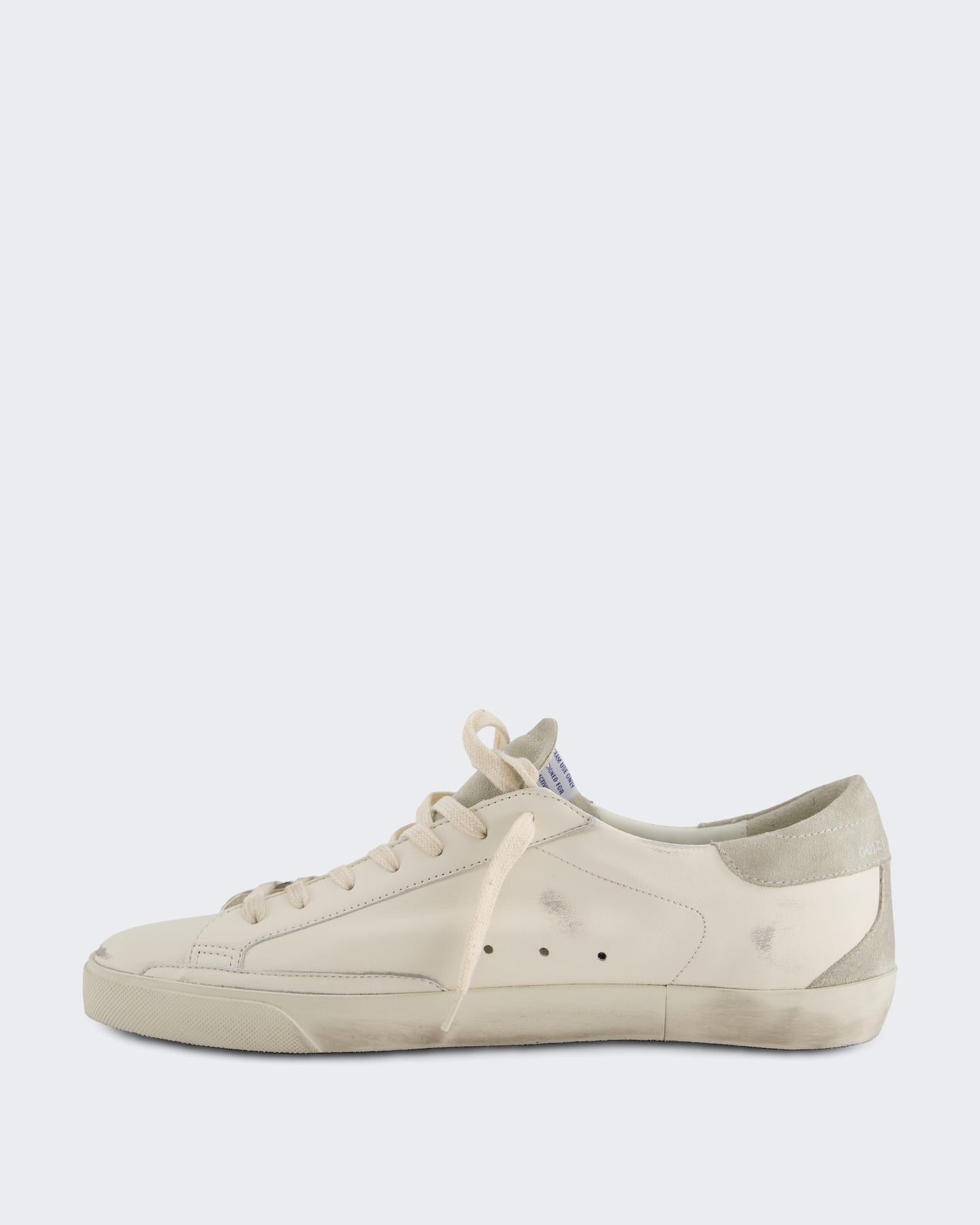 Golden Goose Heren Super-Star Sneaker Wit/Grijs