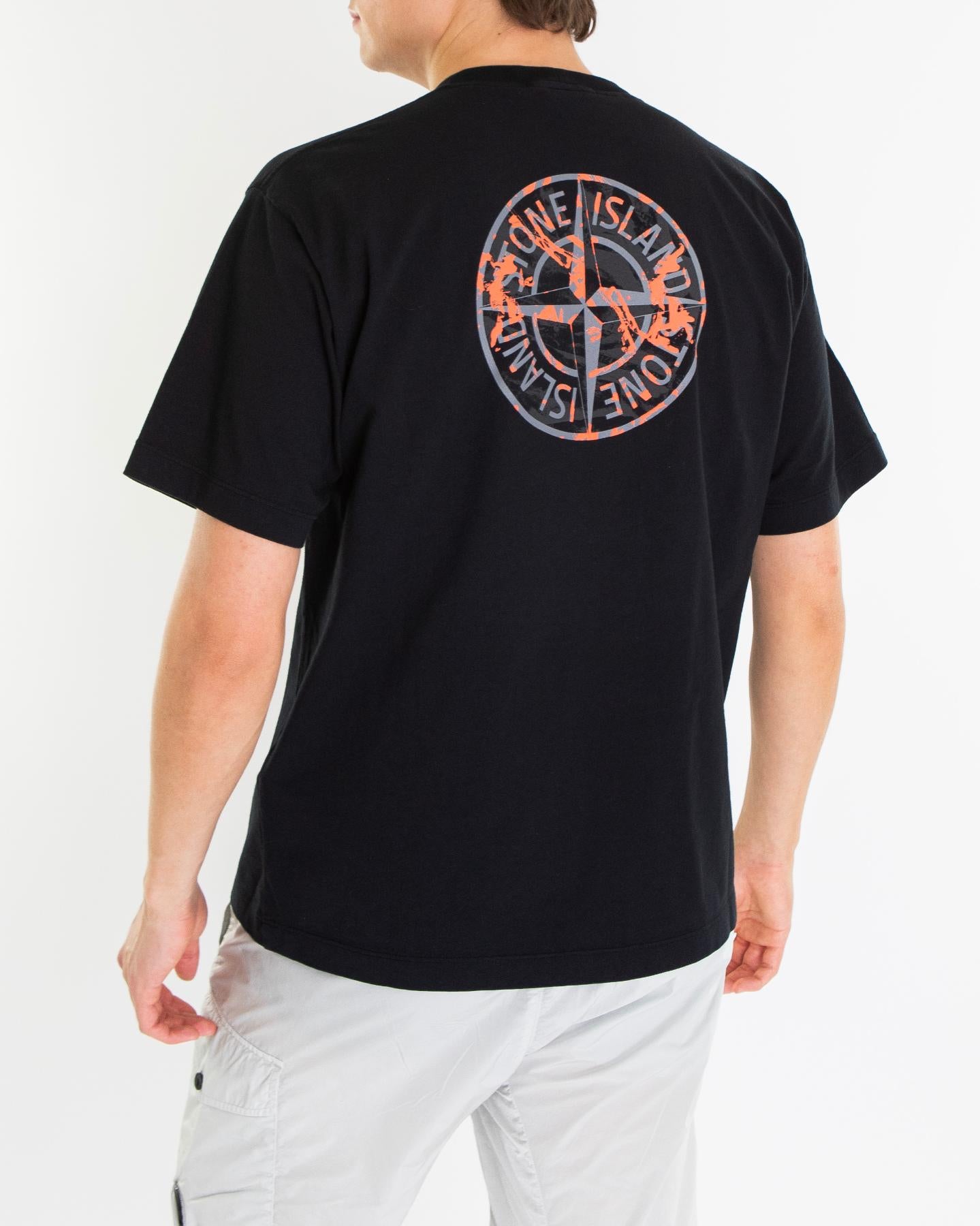 Heren Compass Logo T-Shirt Zwart