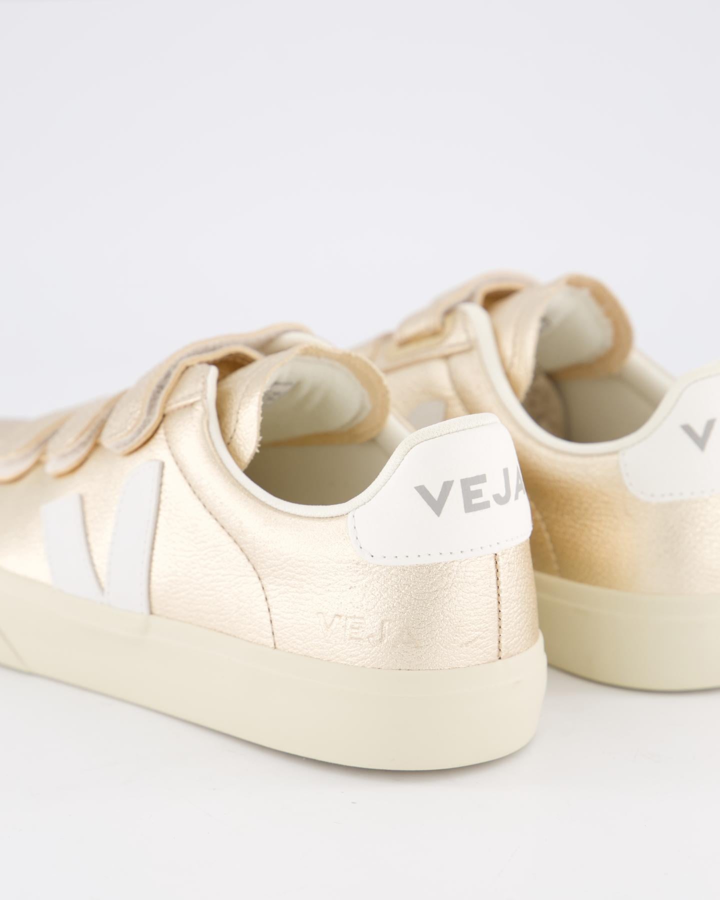 Veja Dames Recife Sneaker Leer Goud