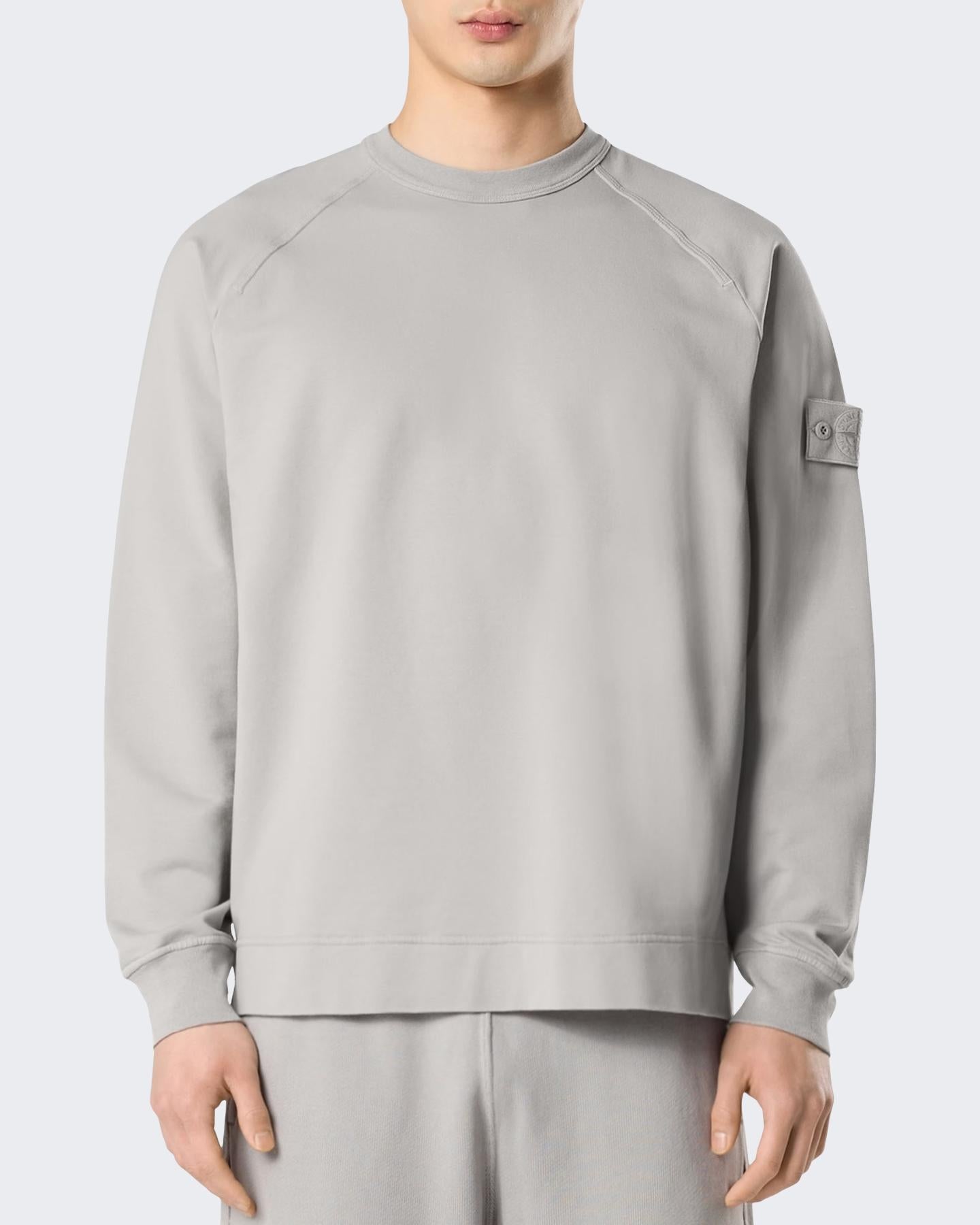 Heren Ghost Logopatch Sweater Grijs