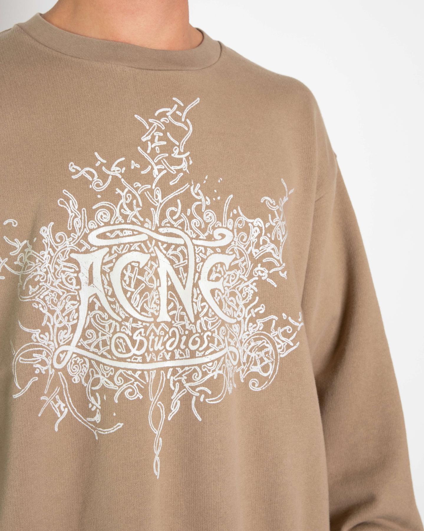 Men Glow in the Dark Sweater Beige