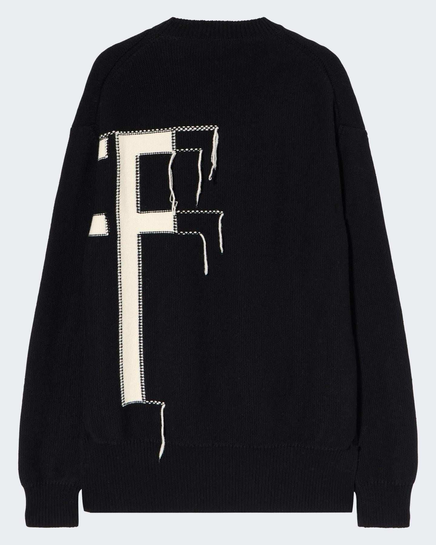 Heren BOOKISH SHARED KNIT CREWNECK