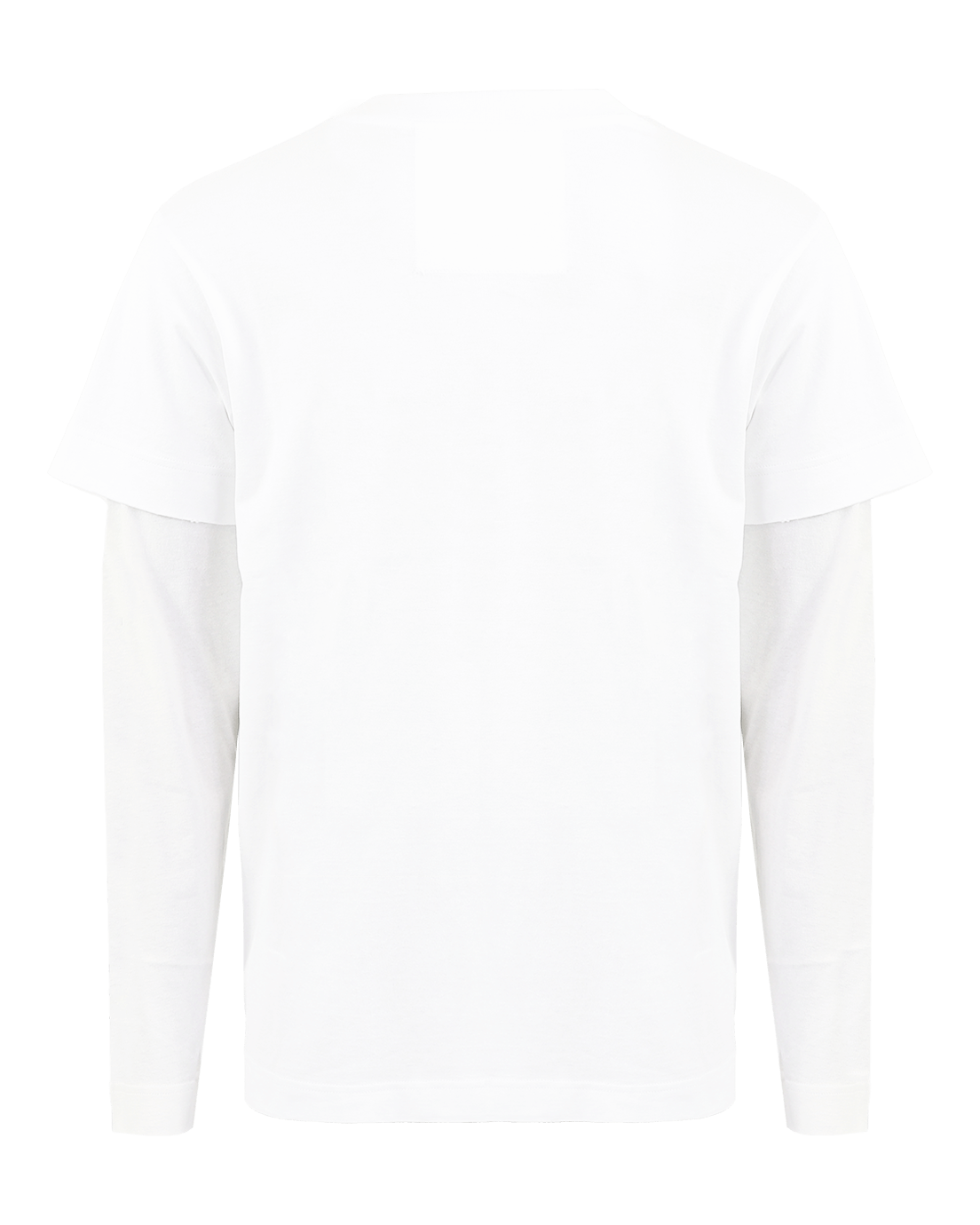 Men Cut & Layer T-shirt White