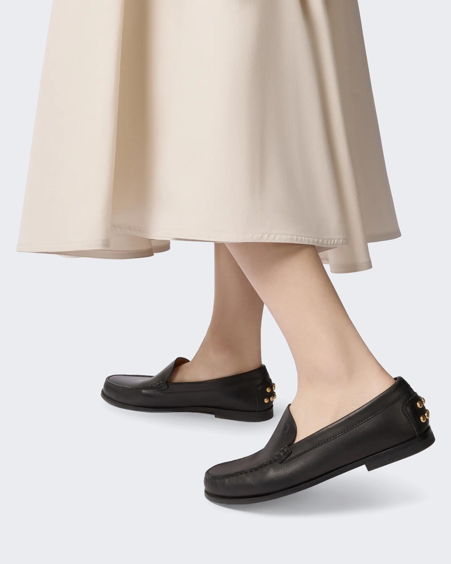 Dames Cuoio 03M Pantofola Gommini Me