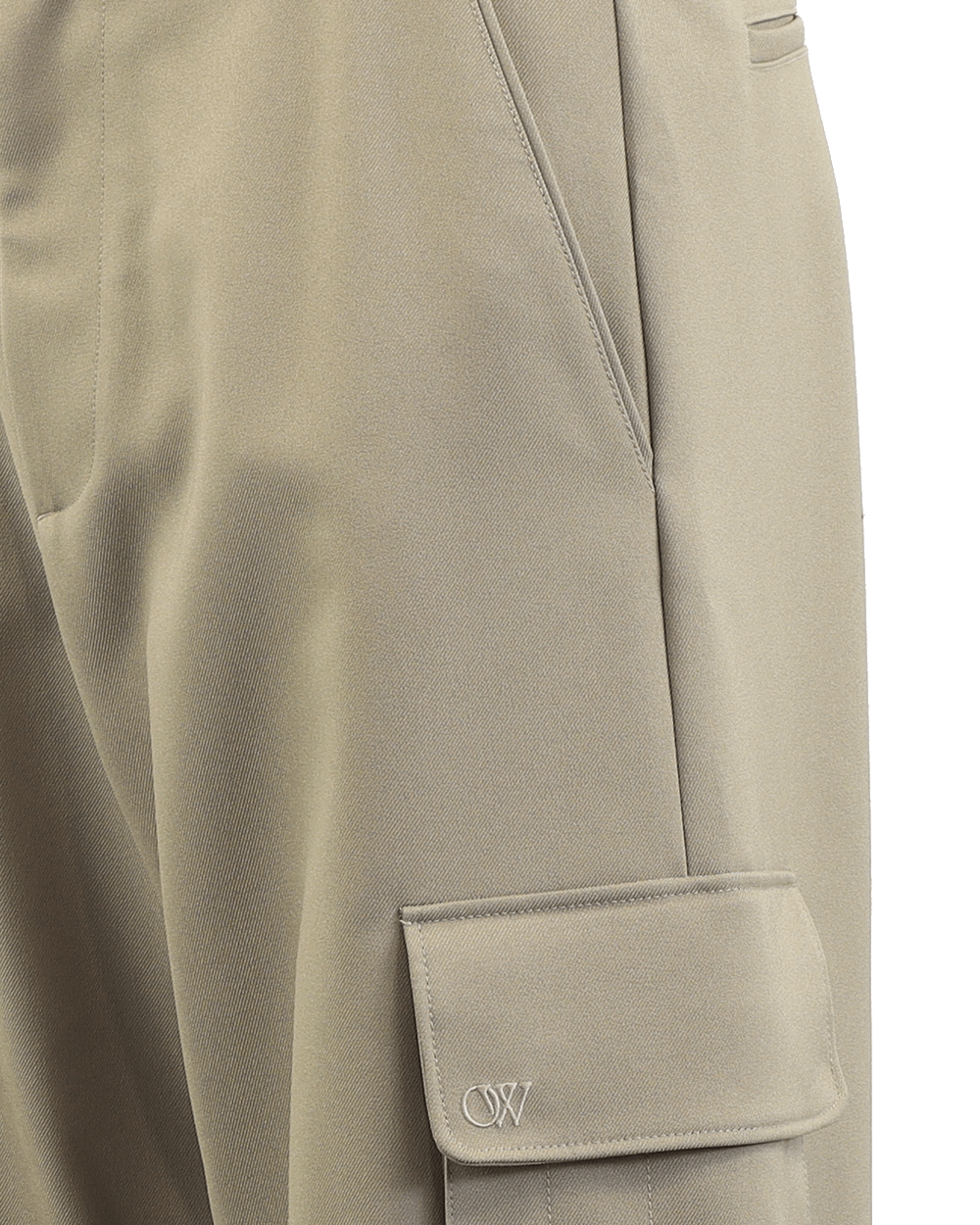 Men Drill Cargo Pant Beige