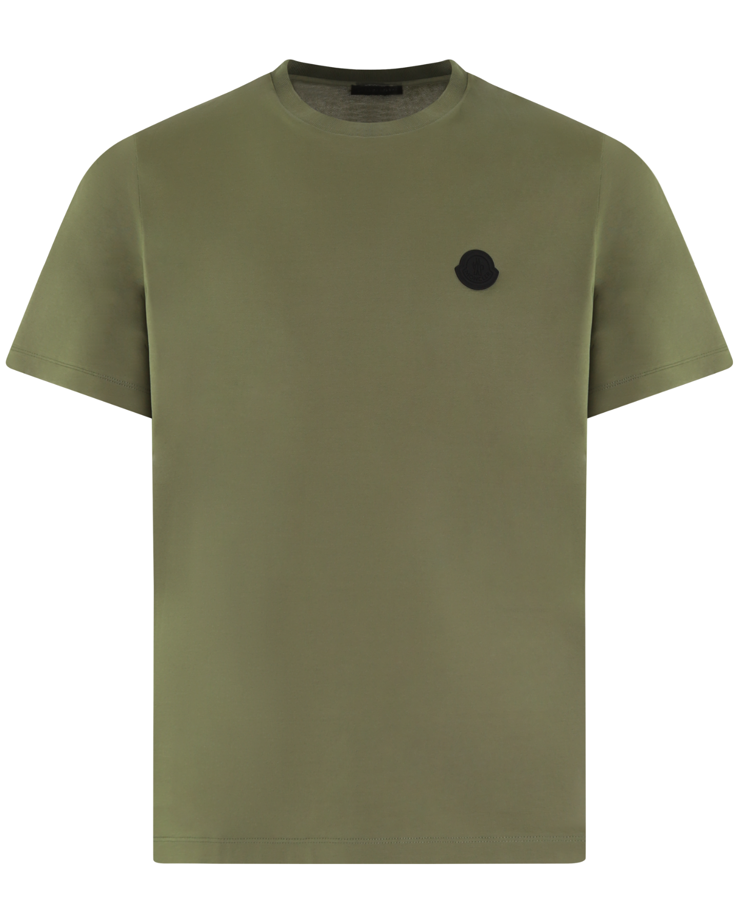 Heren Verticaal Logo T-Shirt Groen