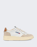 Dames Aulw-Ls16-Medalist Low Wom Leat/Suede Wht/Lion Wit