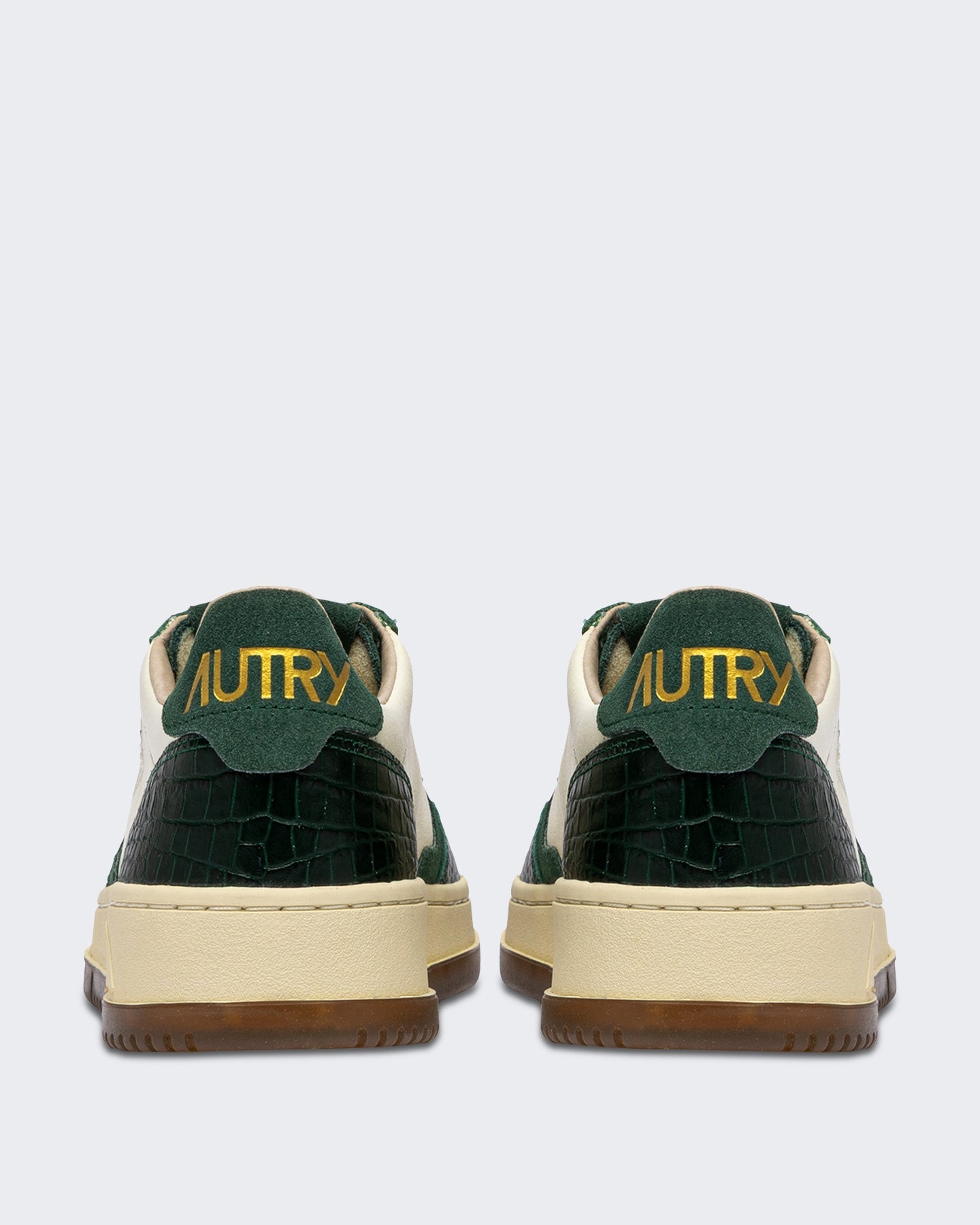 Autry Dames Medalist Low sneakers leer print Groen - Eleganza.nl