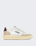 Dames Medalist Low sneakers leer suede Wit