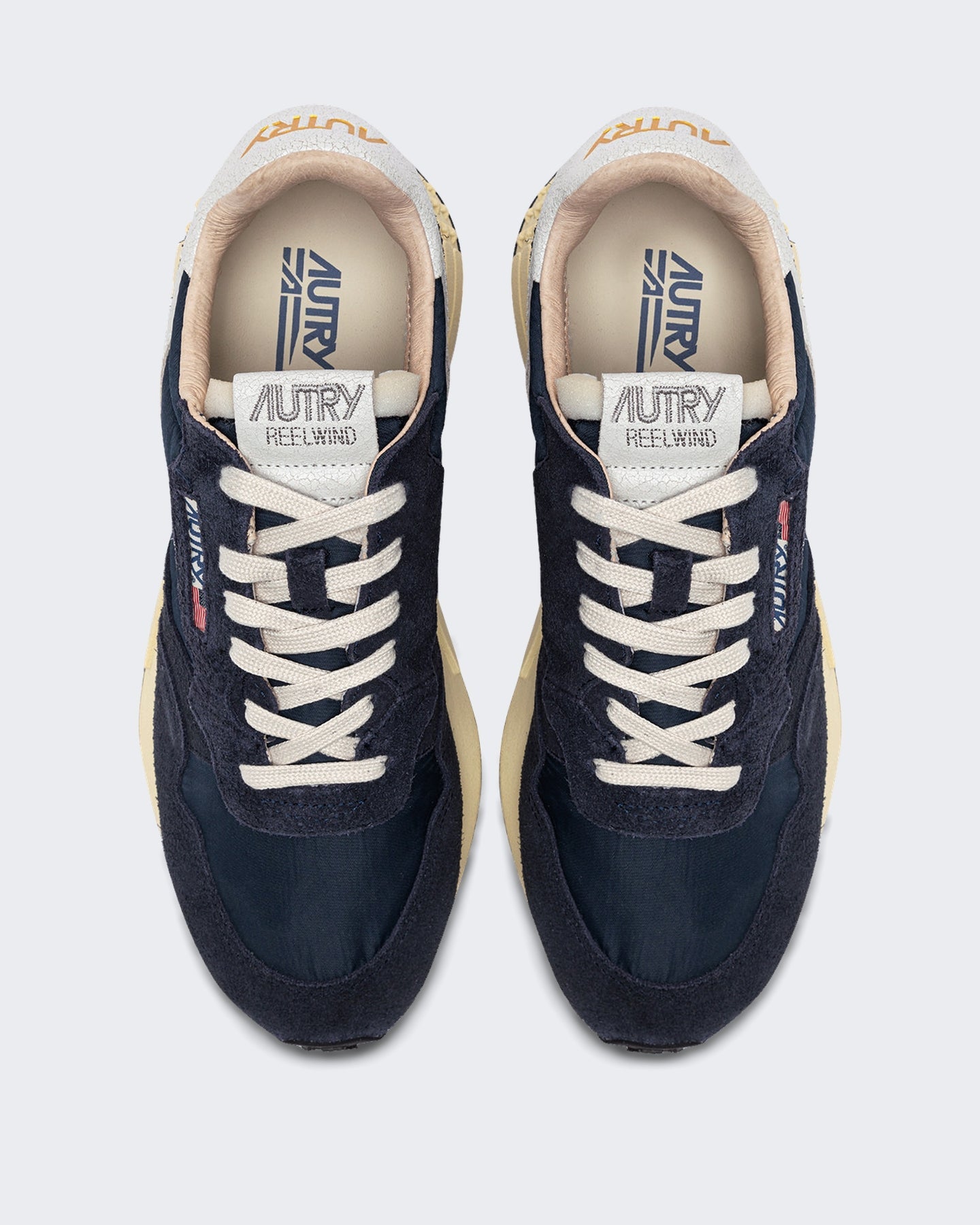 Autry Dames Wwlw-Nc30-Reelwind Low Wom Nylon/Crack Wht/Space Wit - Eleganza.nl