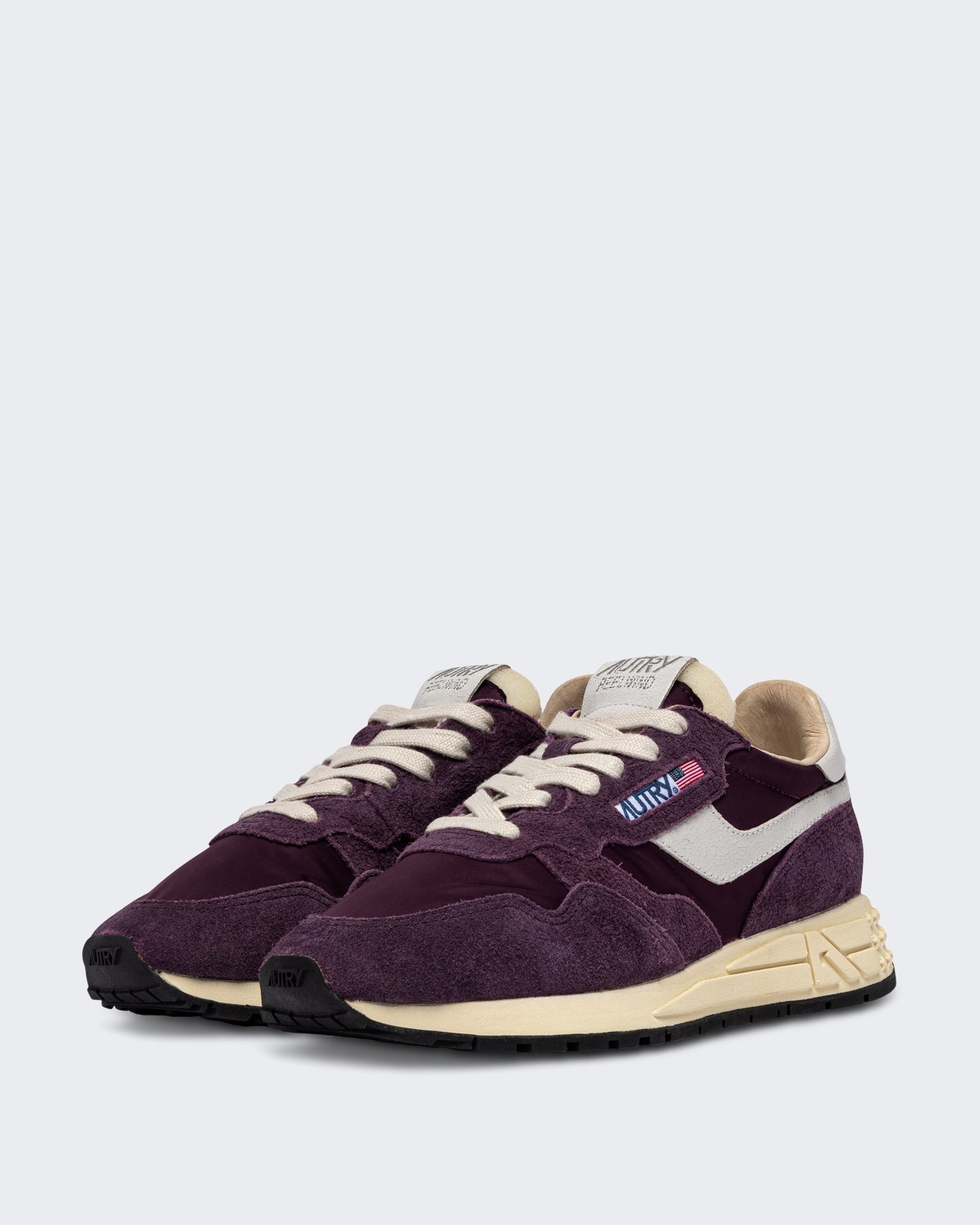 Autry Dames Wwlw-Nc44-Reelwind Low Wom Nylon/Crack Wht/Wintbloom Wit - Eleganza.nl