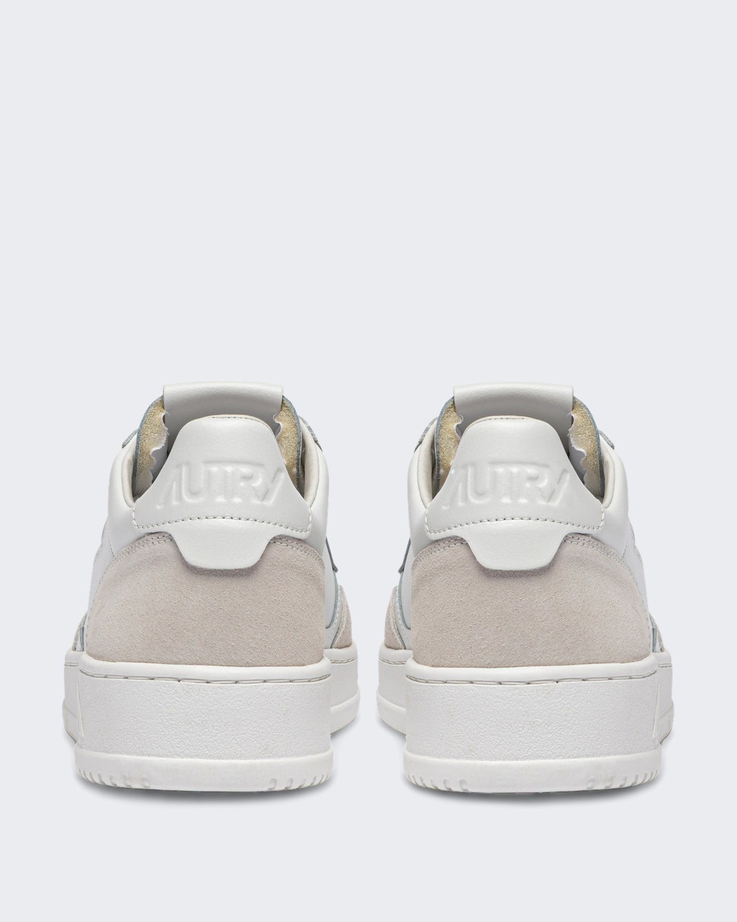 Autry Heren Aulm-Ls30-Medalist Low Man Leat/Suede Totalwht Wit - Eleganza.nl