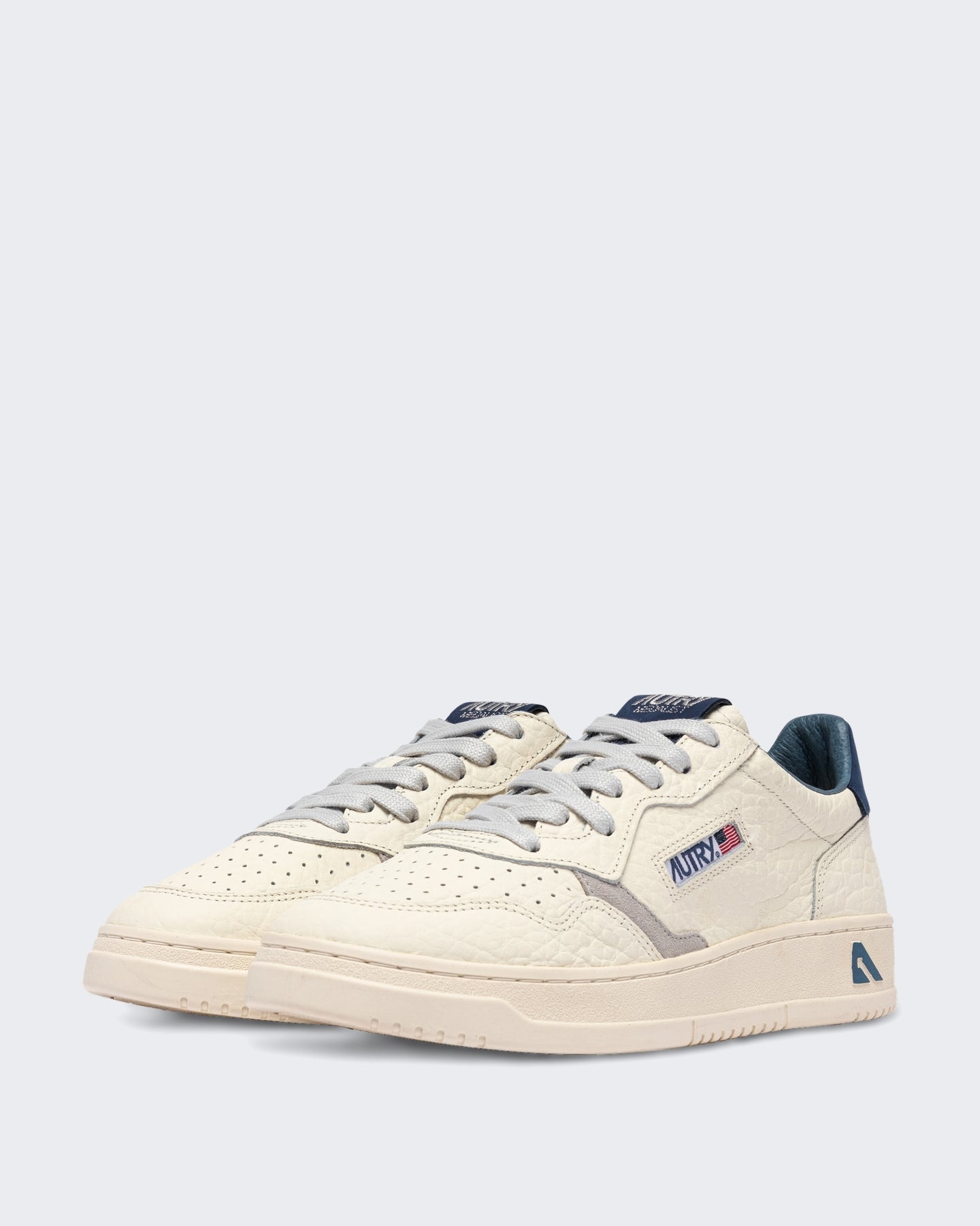 Autry Heren Medalist Low sneakers nubuck suède Blauw - Eleganza.nl
