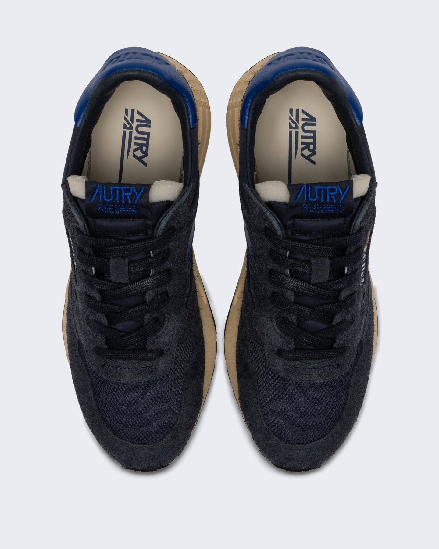 Autry Heren Reelwind Low sneaker van suède Blauw - Eleganza.nl