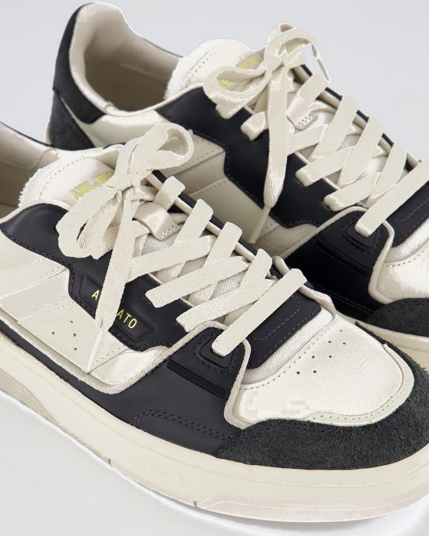 Axel Arigato Heren Clay sneaker beige zwart - Eleganza.nl