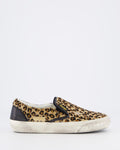 Golden Goose Women's Vce Horsy Slip on Beige Sneakers