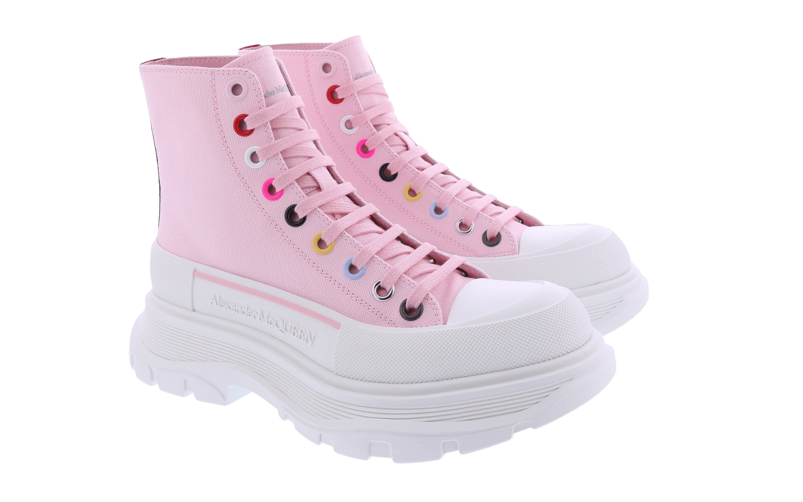 Alexander mcqueen sales wit roze