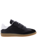 Women's Beth leather sneakers Black