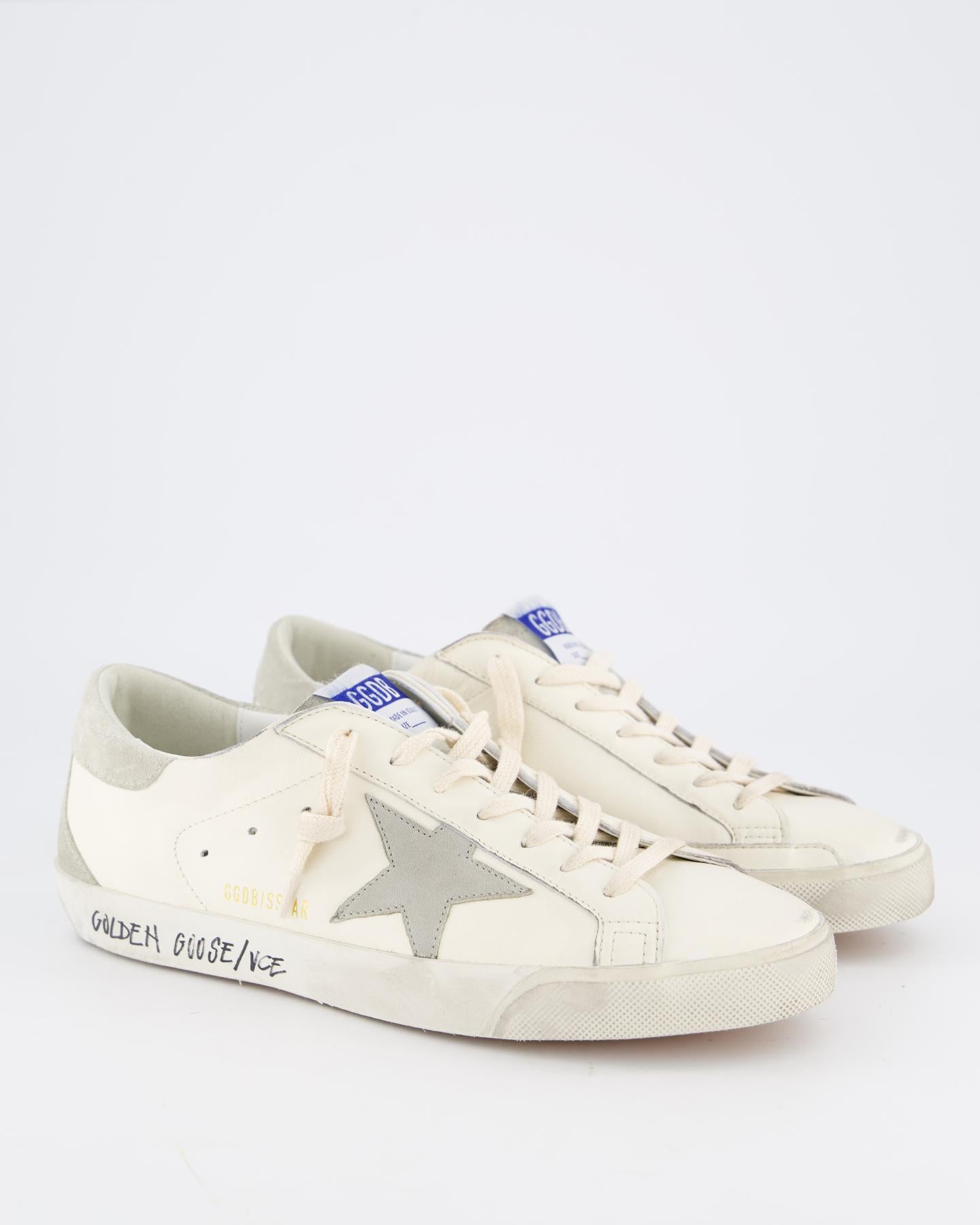 Heren Super-Star Sneaker Wit/Grijs