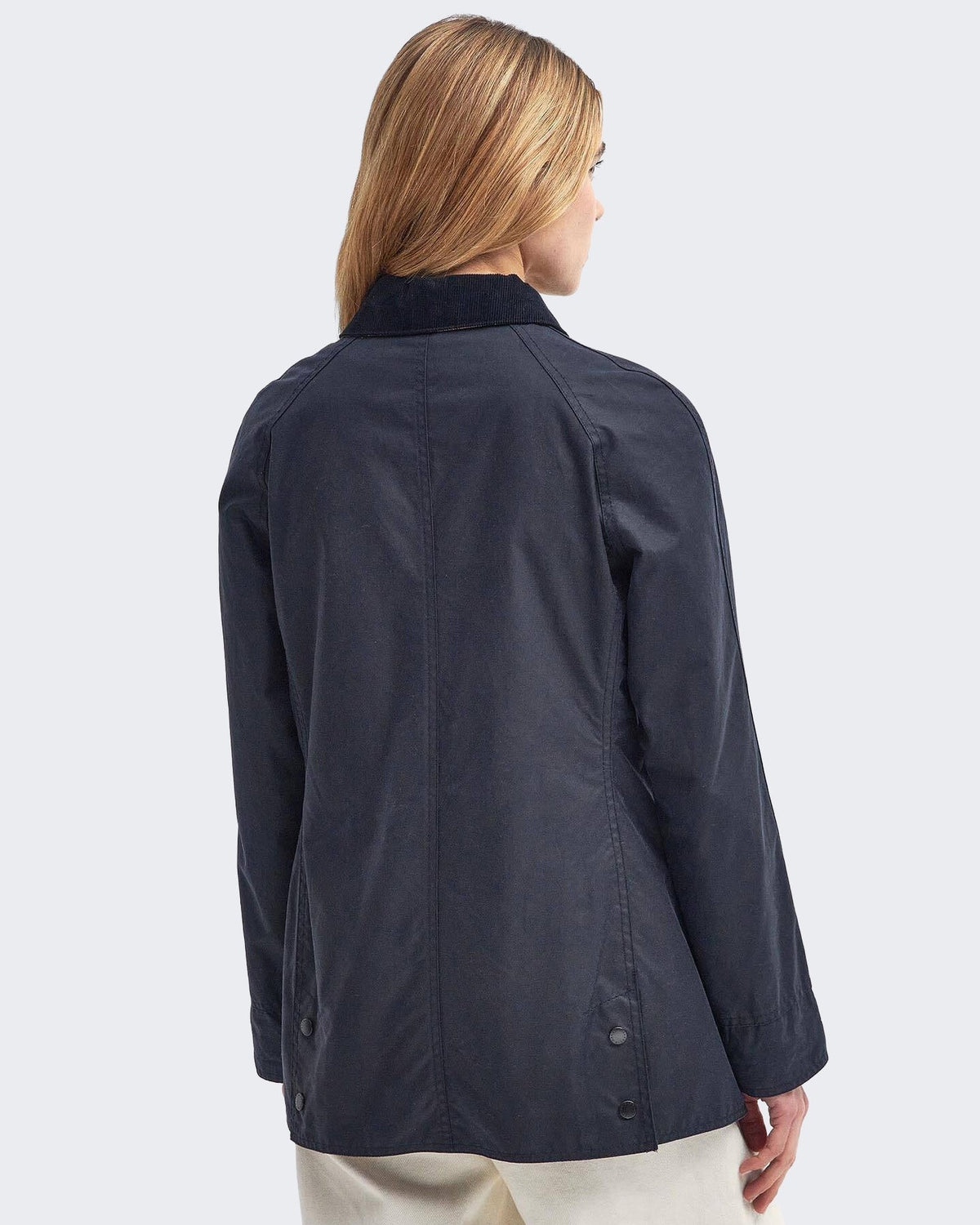 Barbour Dames Beadnell gewaxte Blauw - Eleganza.nl