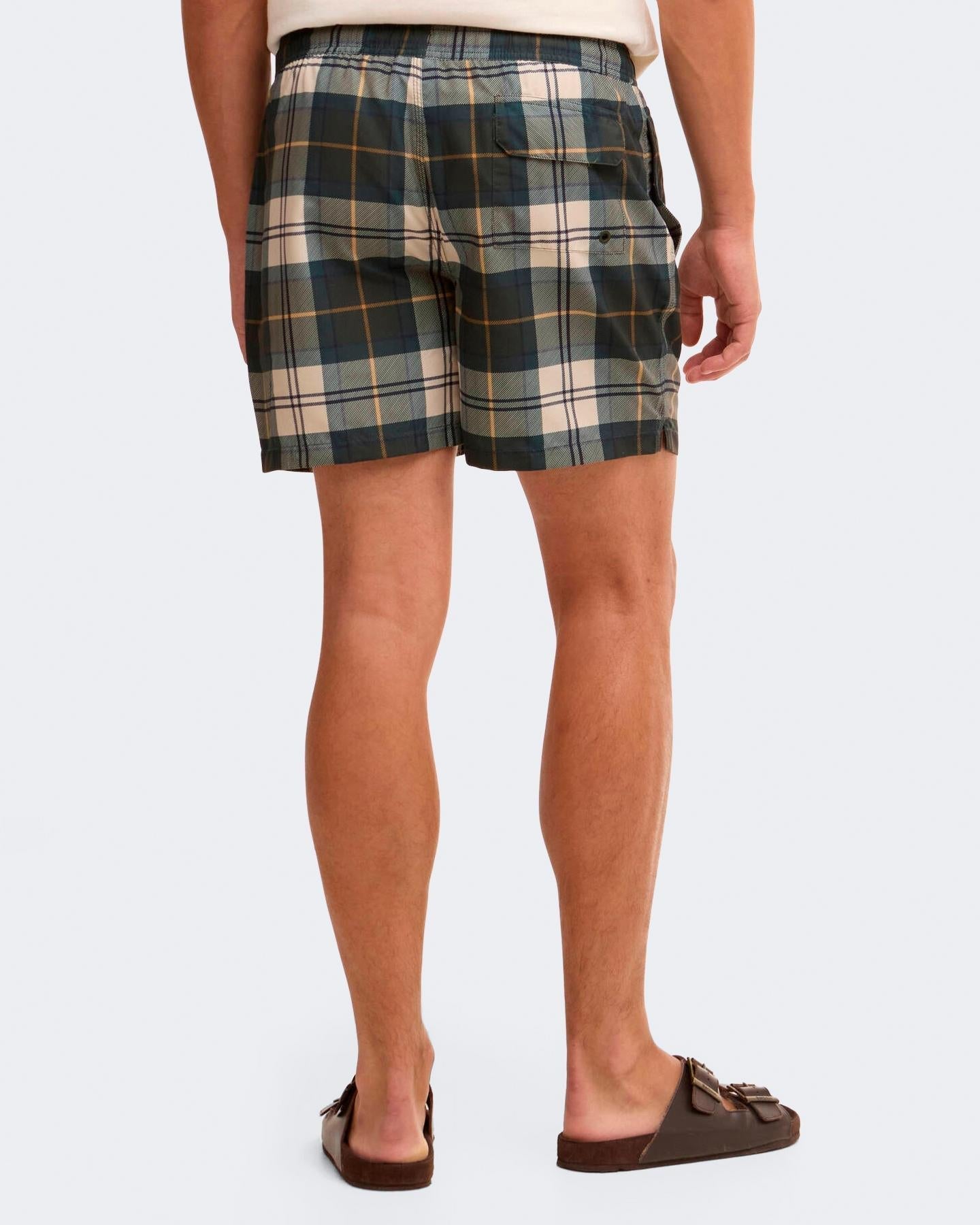 Barbour Heren Staple Tartan Swim Short - Eleganza.nl